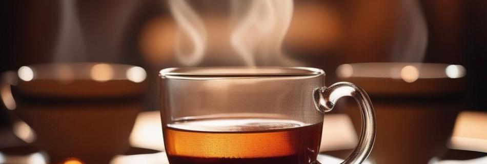 Heißer Tee in der Tasse oder im Glas - gibt es etwas Schöneres, wenn es draußen kalt und ungemütlich ist?
